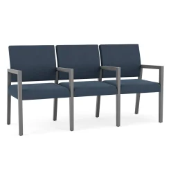 Hampton Three Seat Sofa with Center Arms in Standard Upholstery