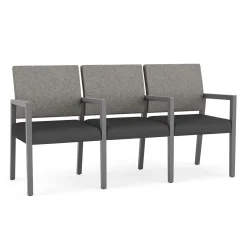 Hampton Three Seat Sofa with Center Arms in Standard Upholstery