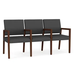 Hampton Three Seat Sofa with Center Arms in Standard Upholstery
