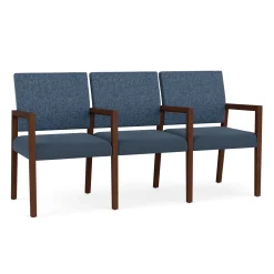 Hampton Three Seat Sofa with Center Arms in Standard Upholstery