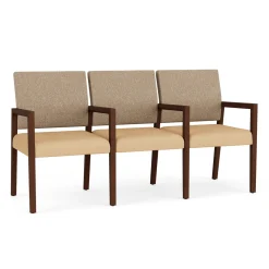 Hampton Three Seat Sofa with Center Arms in Standard Upholstery
