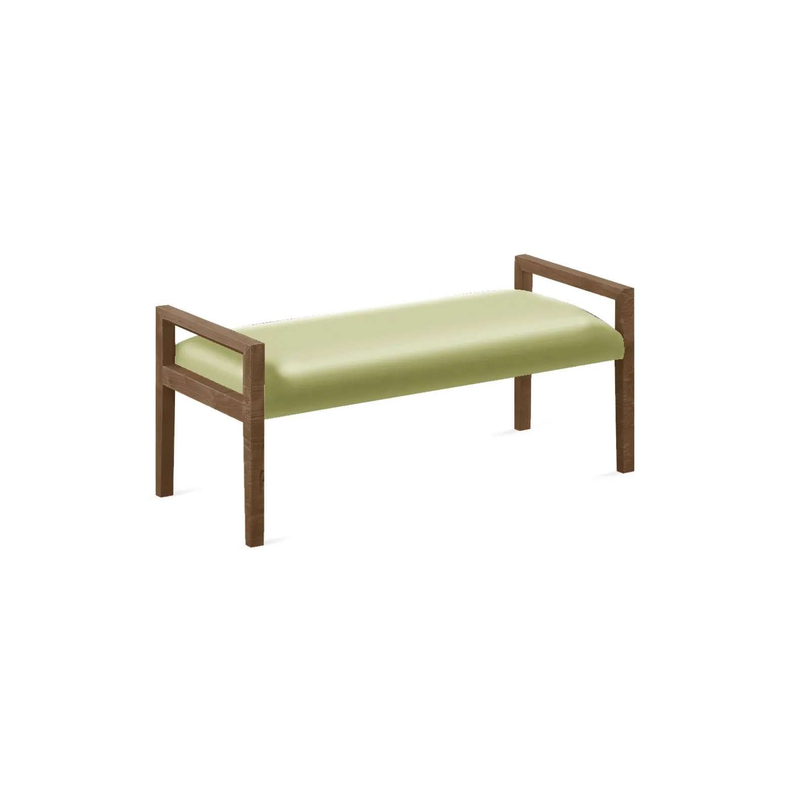 Hampton Two Seat Bench in Designer Upholstery
