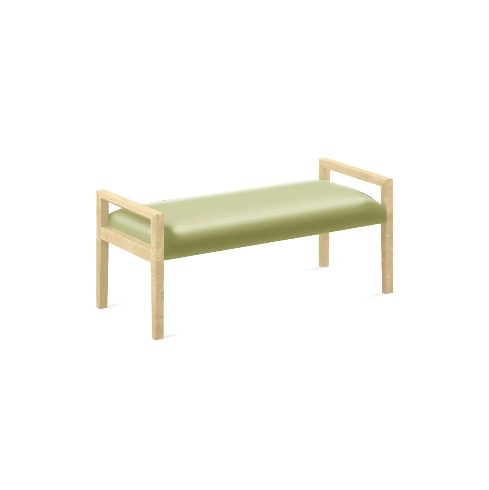 Hampton Two Seat Bench in Designer Upholstery