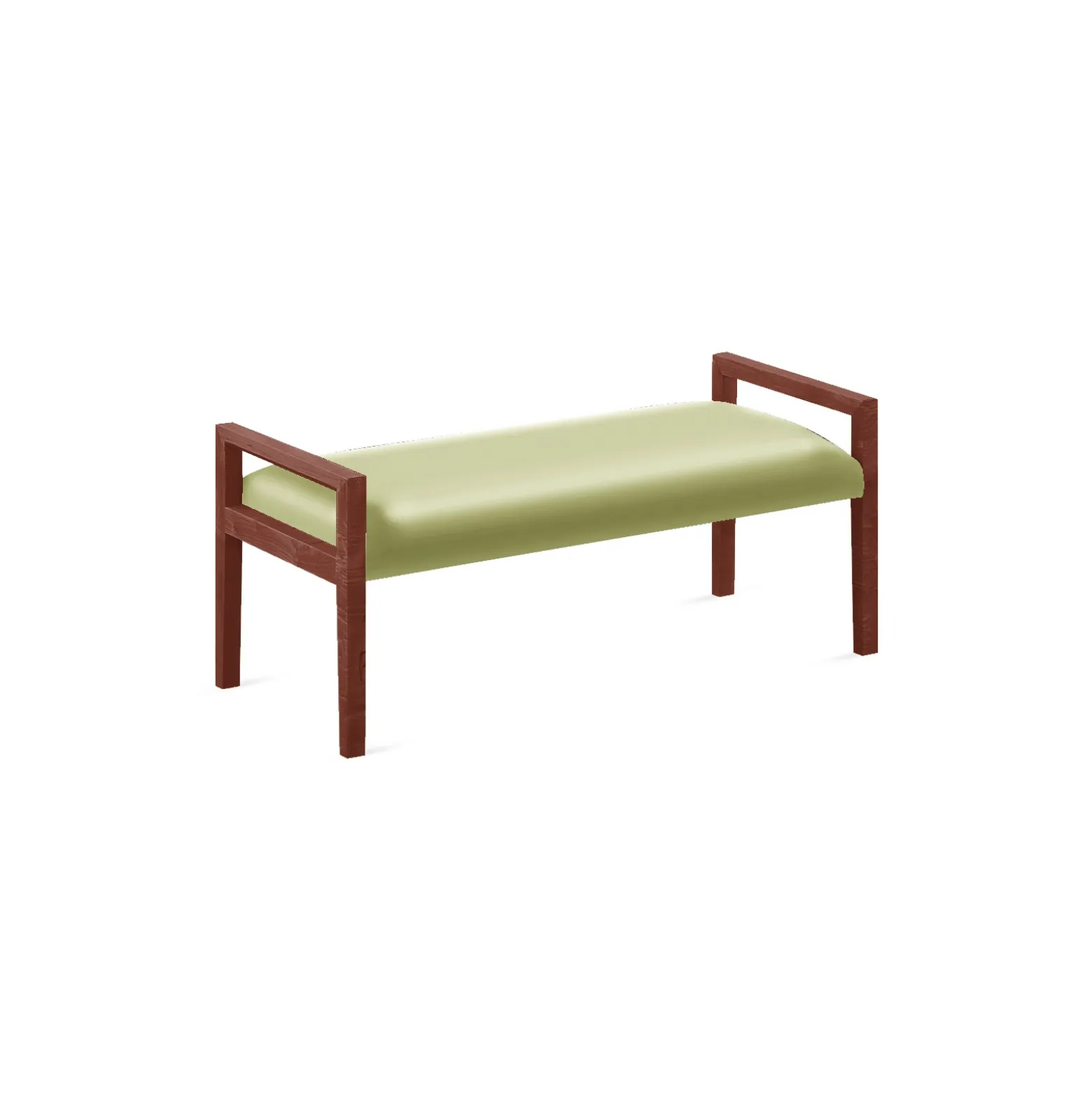 Hampton Two Seat Bench in Designer Upholstery