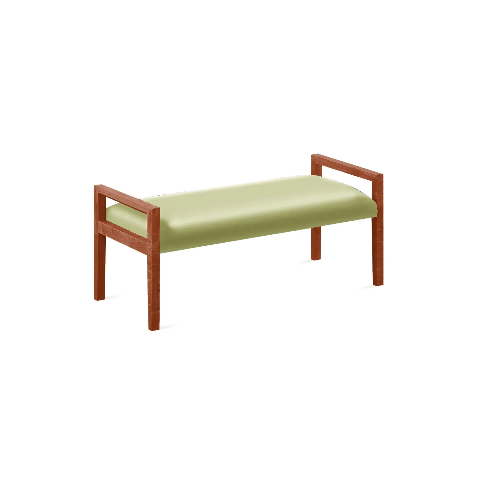 Hampton Two Seat Bench in Designer Upholstery