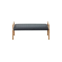 Hampton Two Seat Bench in Designer Upholstery