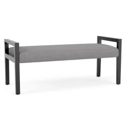 Hampton Two Seat Bench in Designer Upholstery