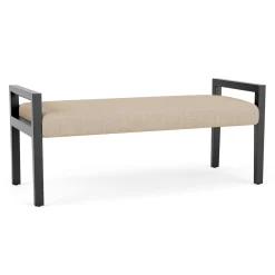 Hampton Two Seat Bench in Designer Upholstery