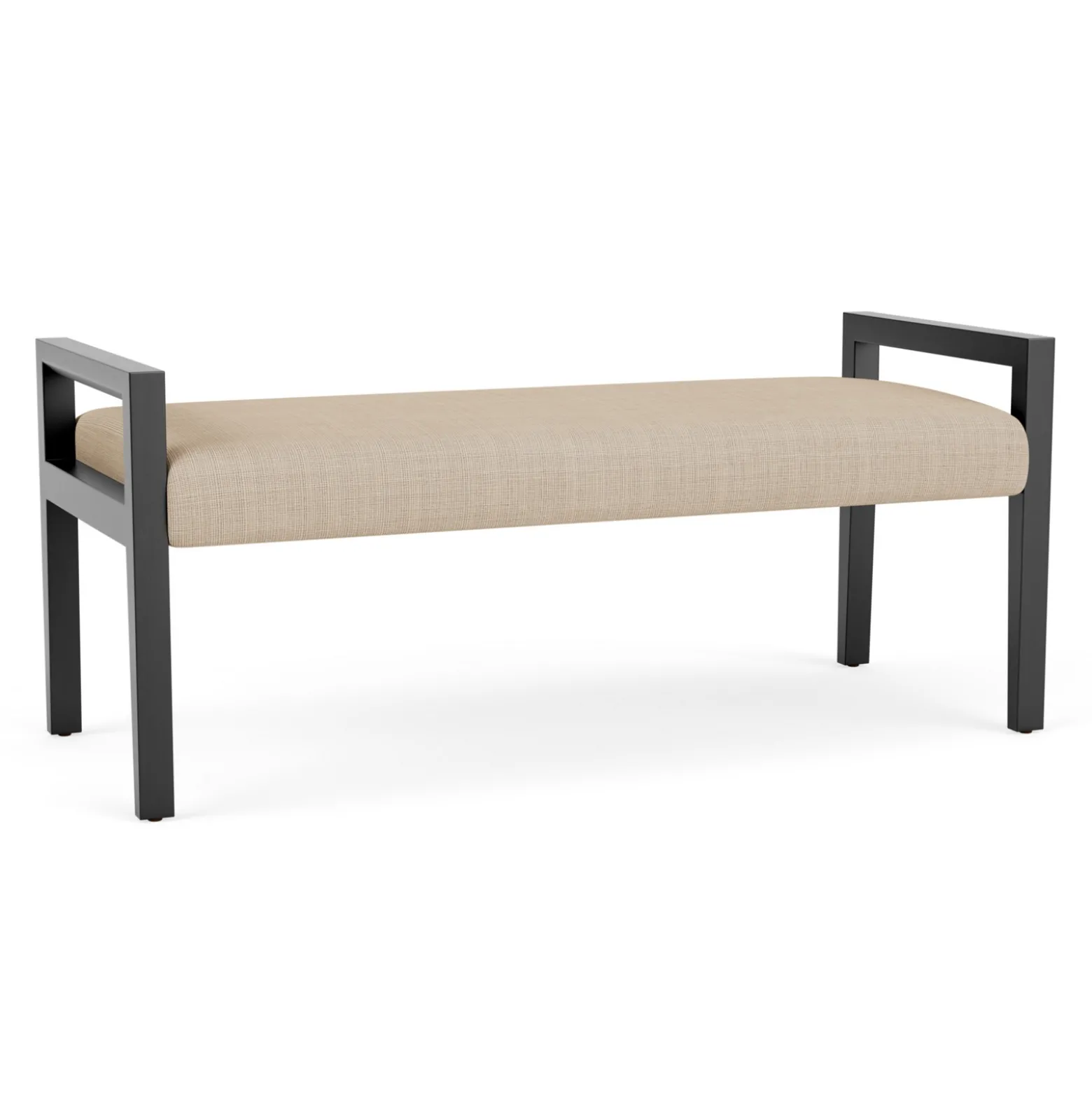 Hampton Two Seat Bench in Designer Upholstery