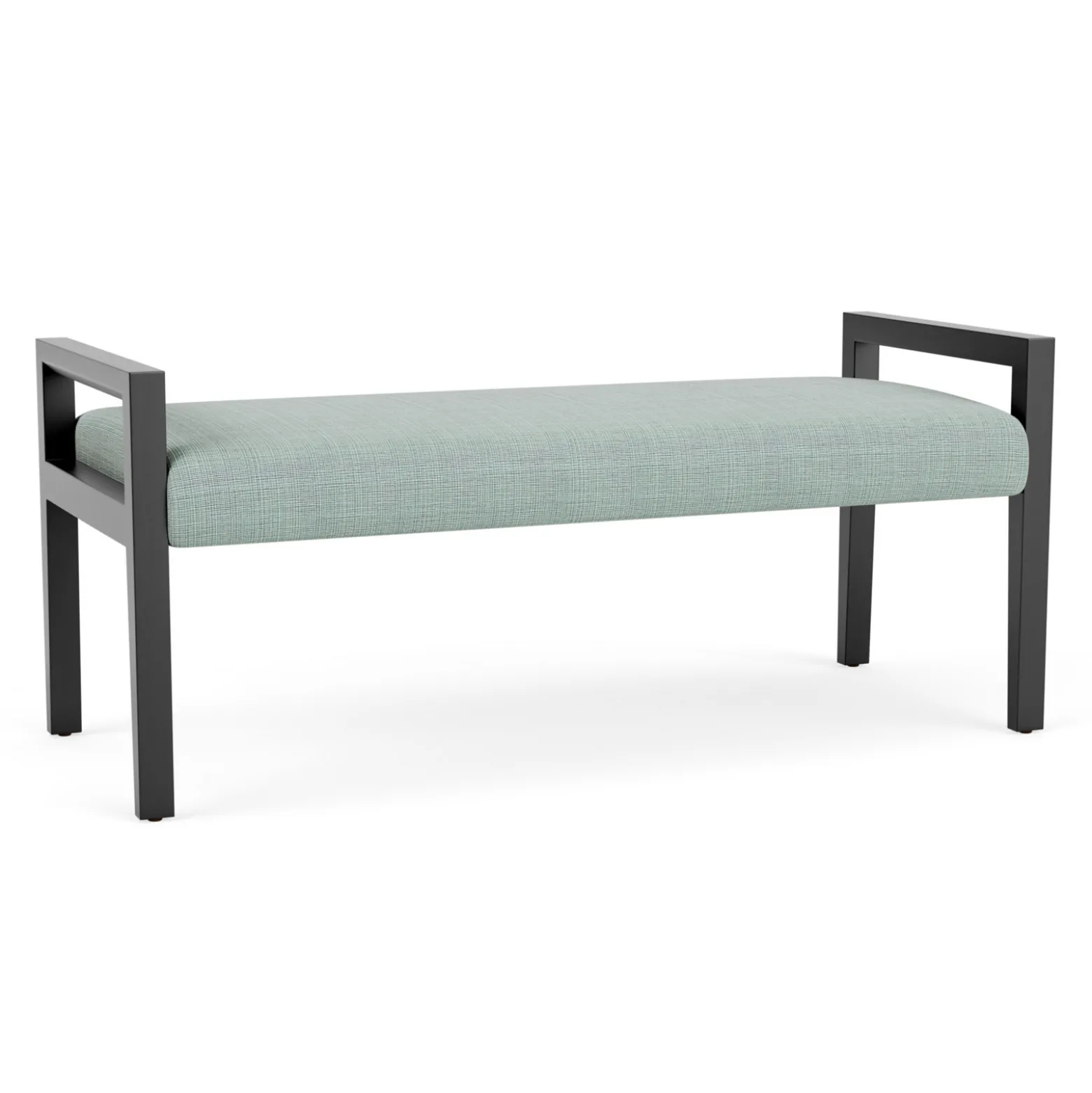Hampton Two Seat Bench in Designer Upholstery