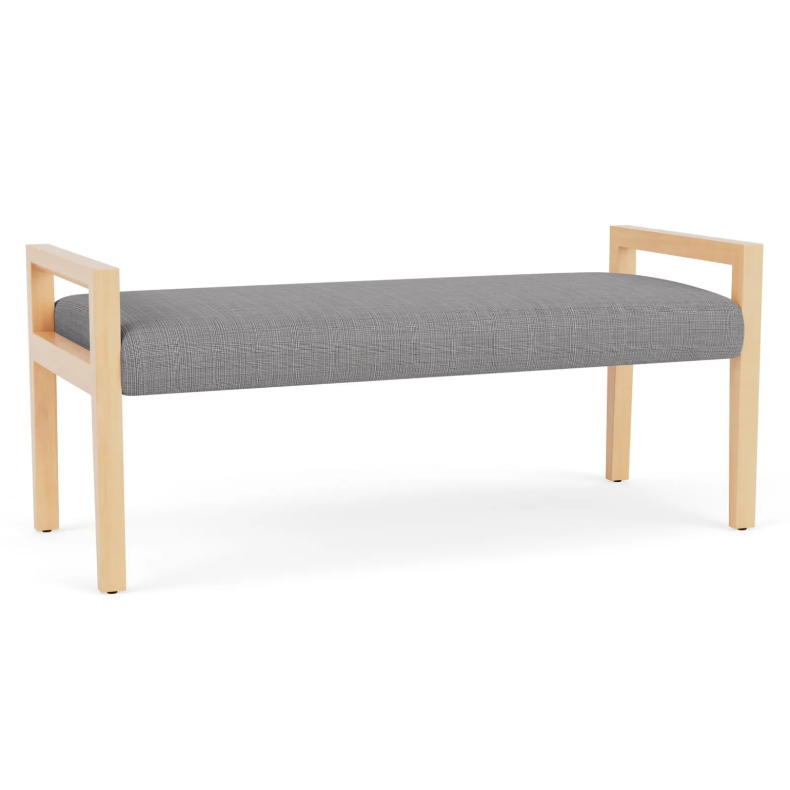 Hampton Two Seat Bench in Designer Upholstery