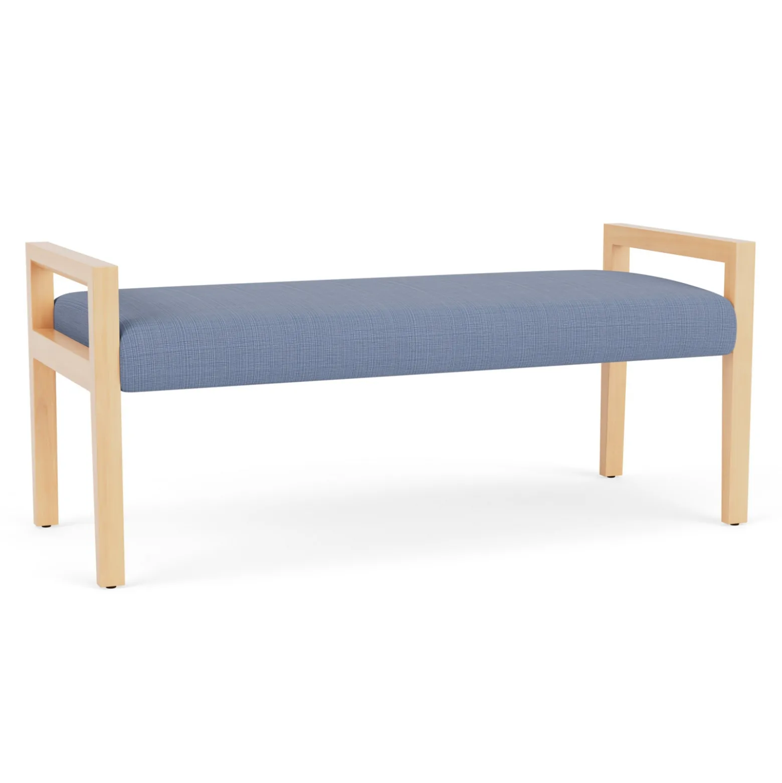 Hampton Two Seat Bench in Designer Upholstery