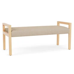 Hampton Two Seat Bench in Designer Upholstery