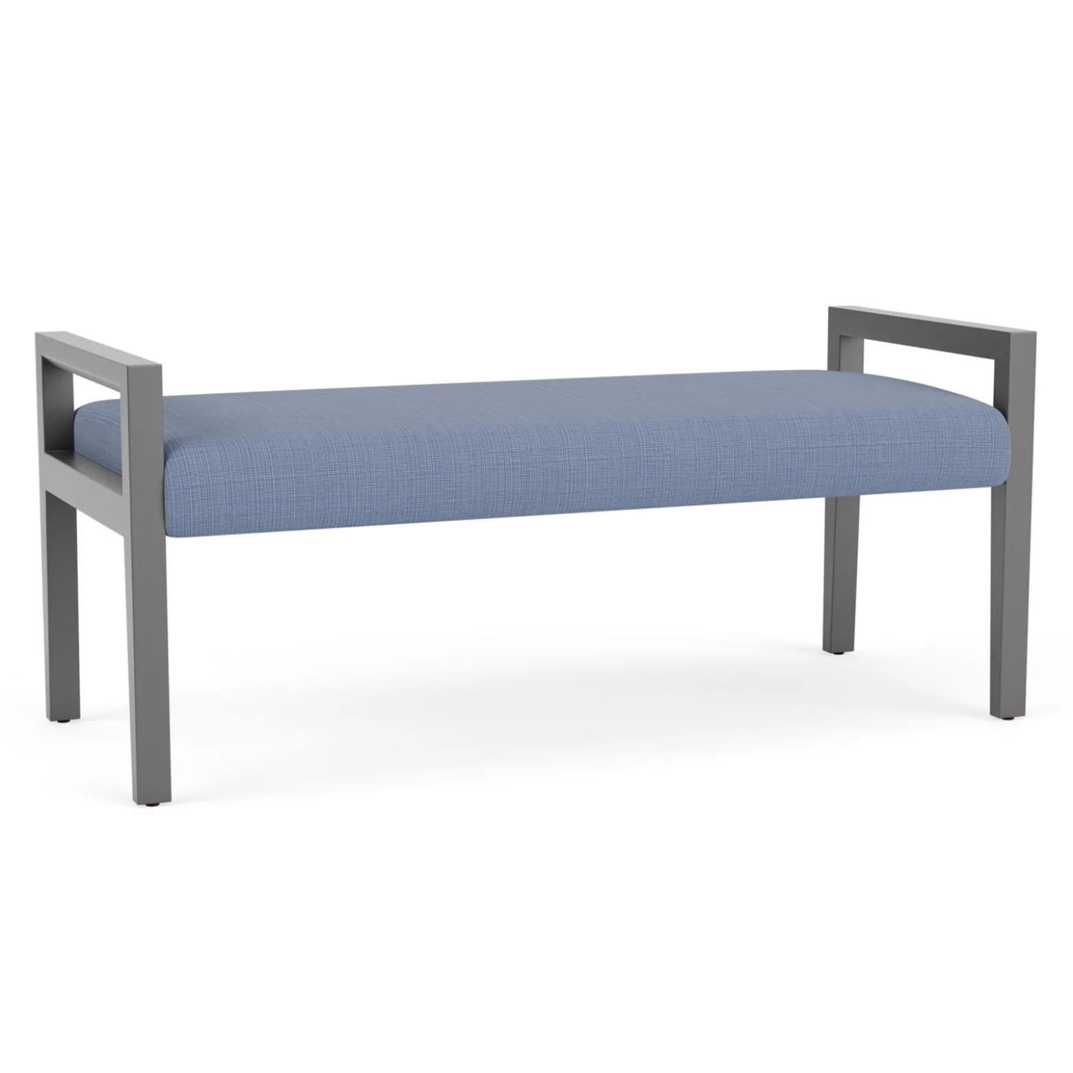 Hampton Two Seat Bench in Designer Upholstery