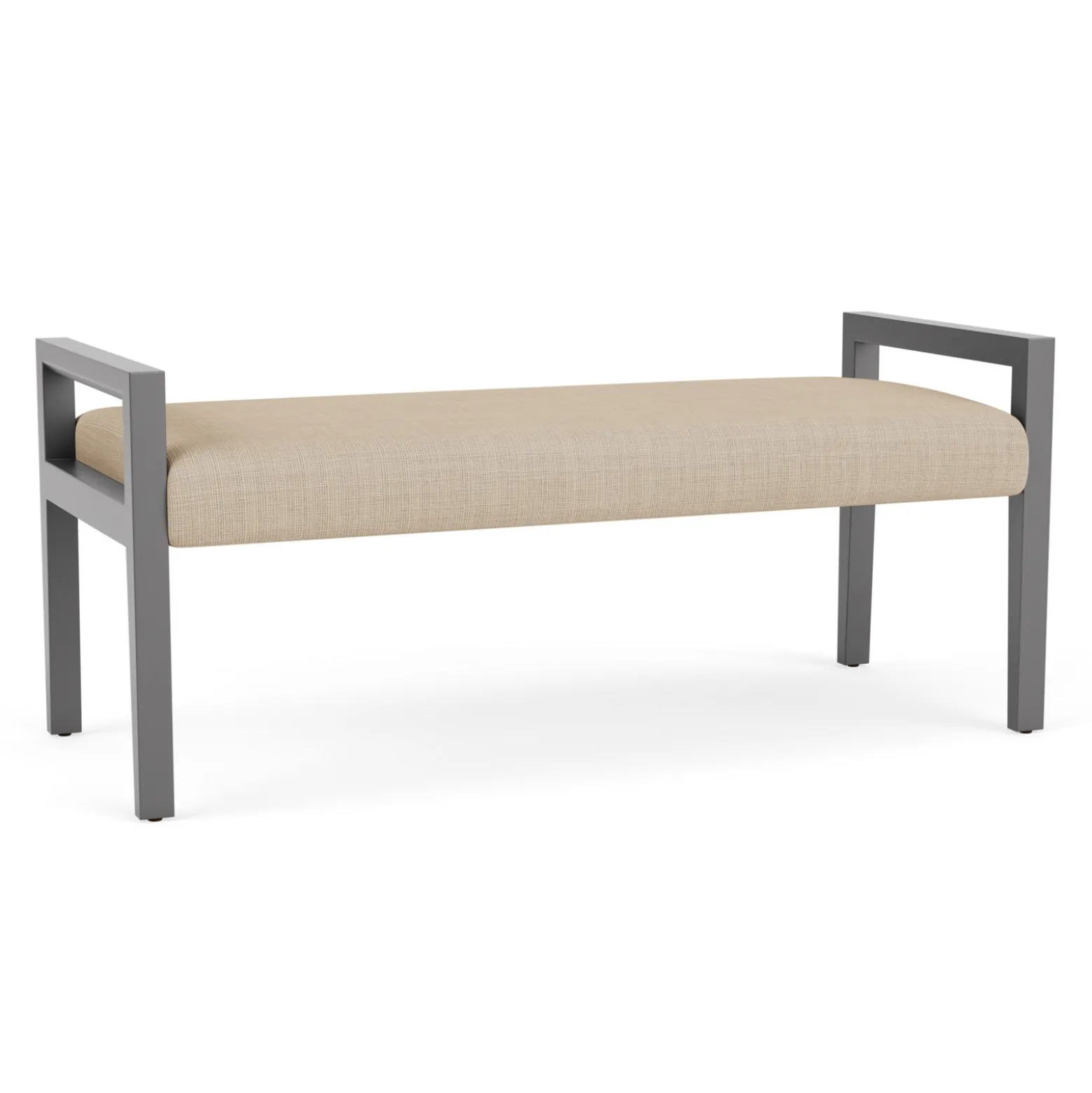 Hampton Two Seat Bench in Designer Upholstery