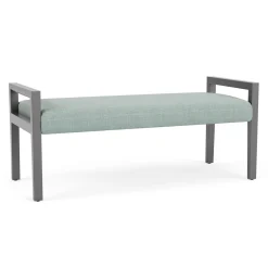 Hampton Two Seat Bench in Designer Upholstery