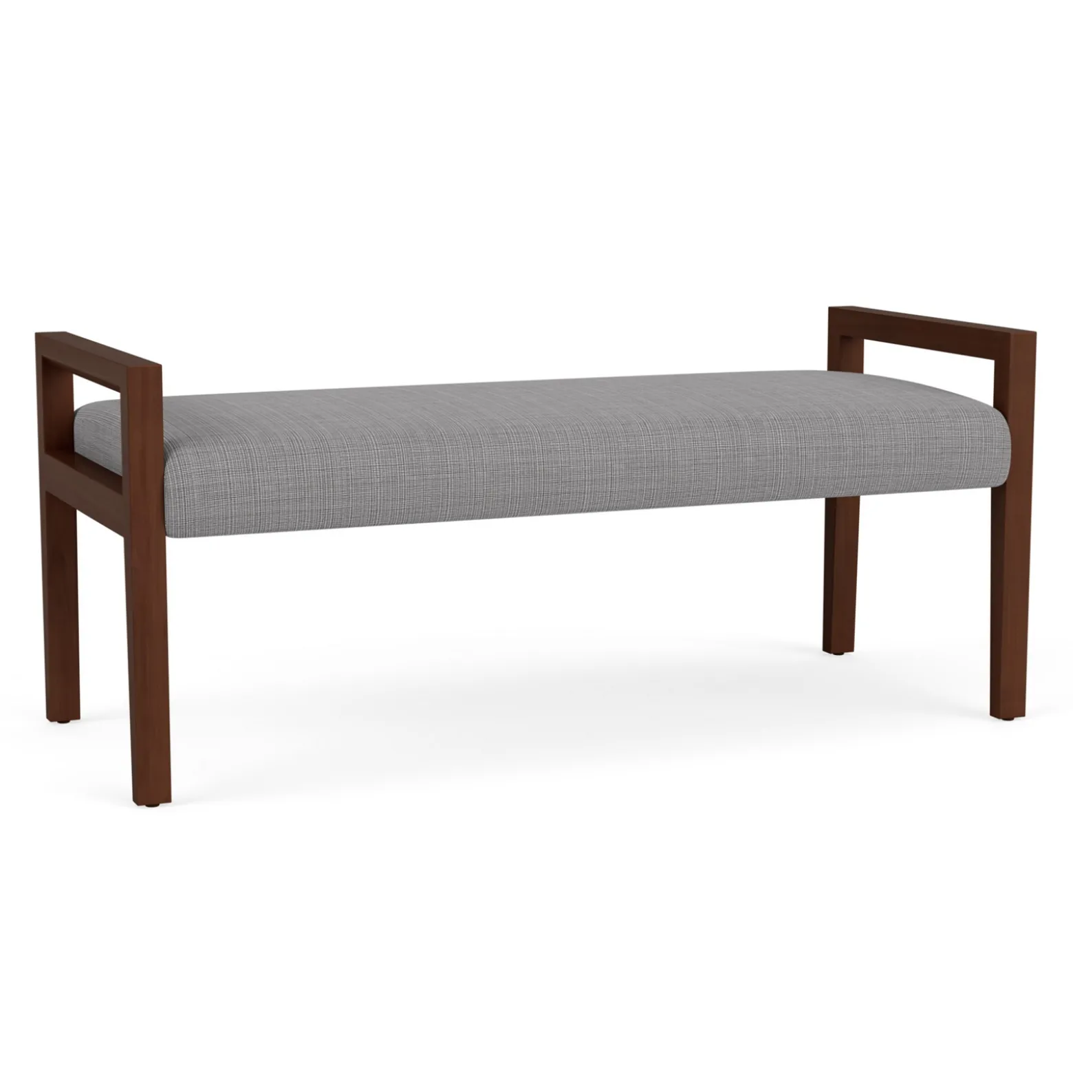 Hampton Two Seat Bench in Designer Upholstery