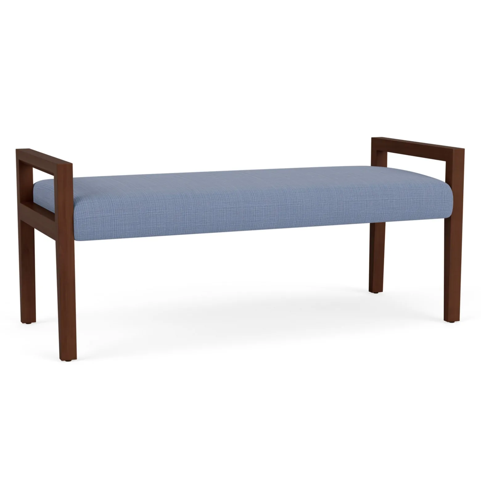 Hampton Two Seat Bench in Designer Upholstery