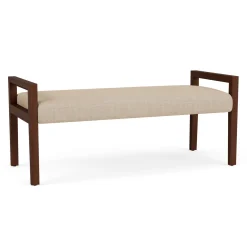 Hampton Two Seat Bench in Designer Upholstery