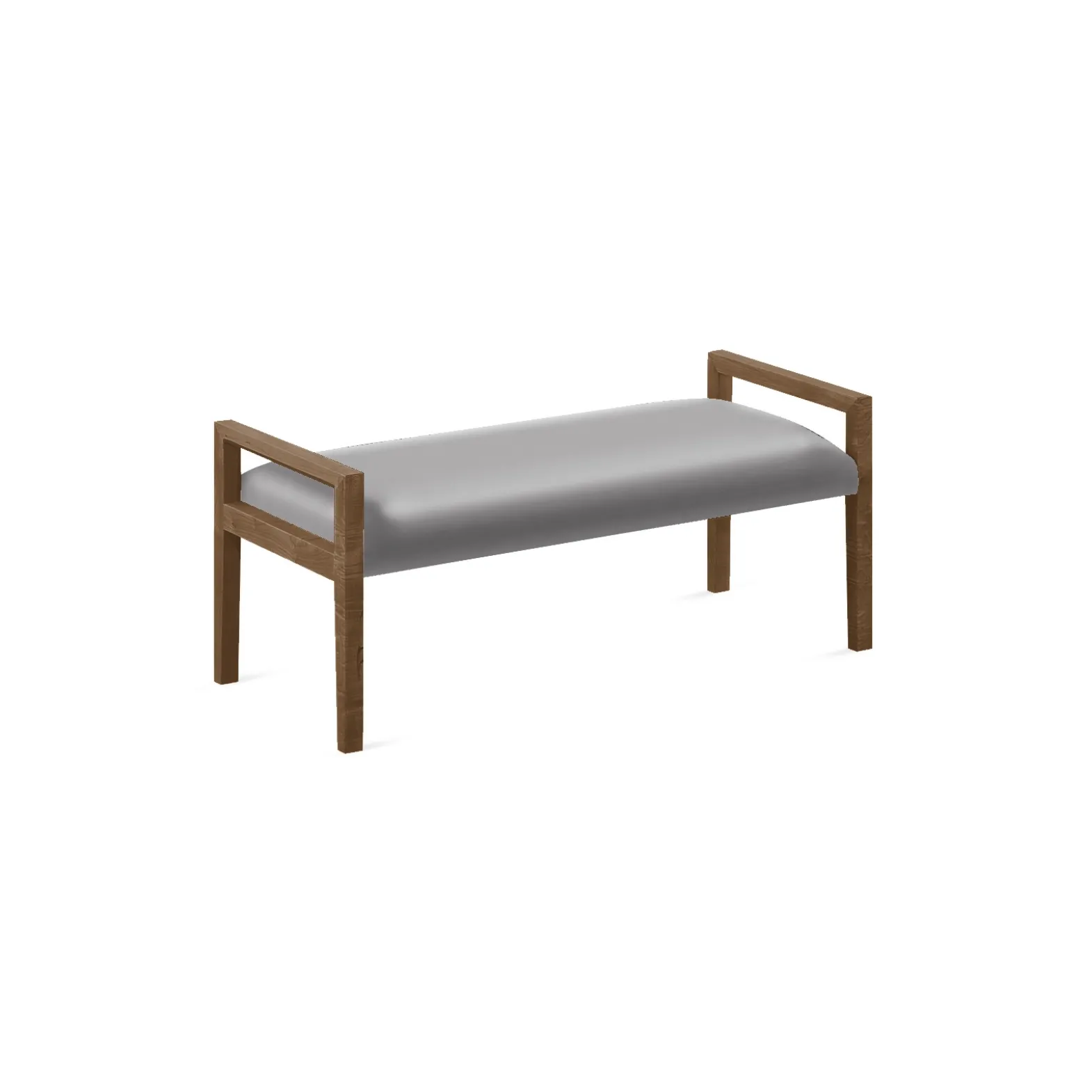 Hampton Two Seat Bench in Designer Upholstery