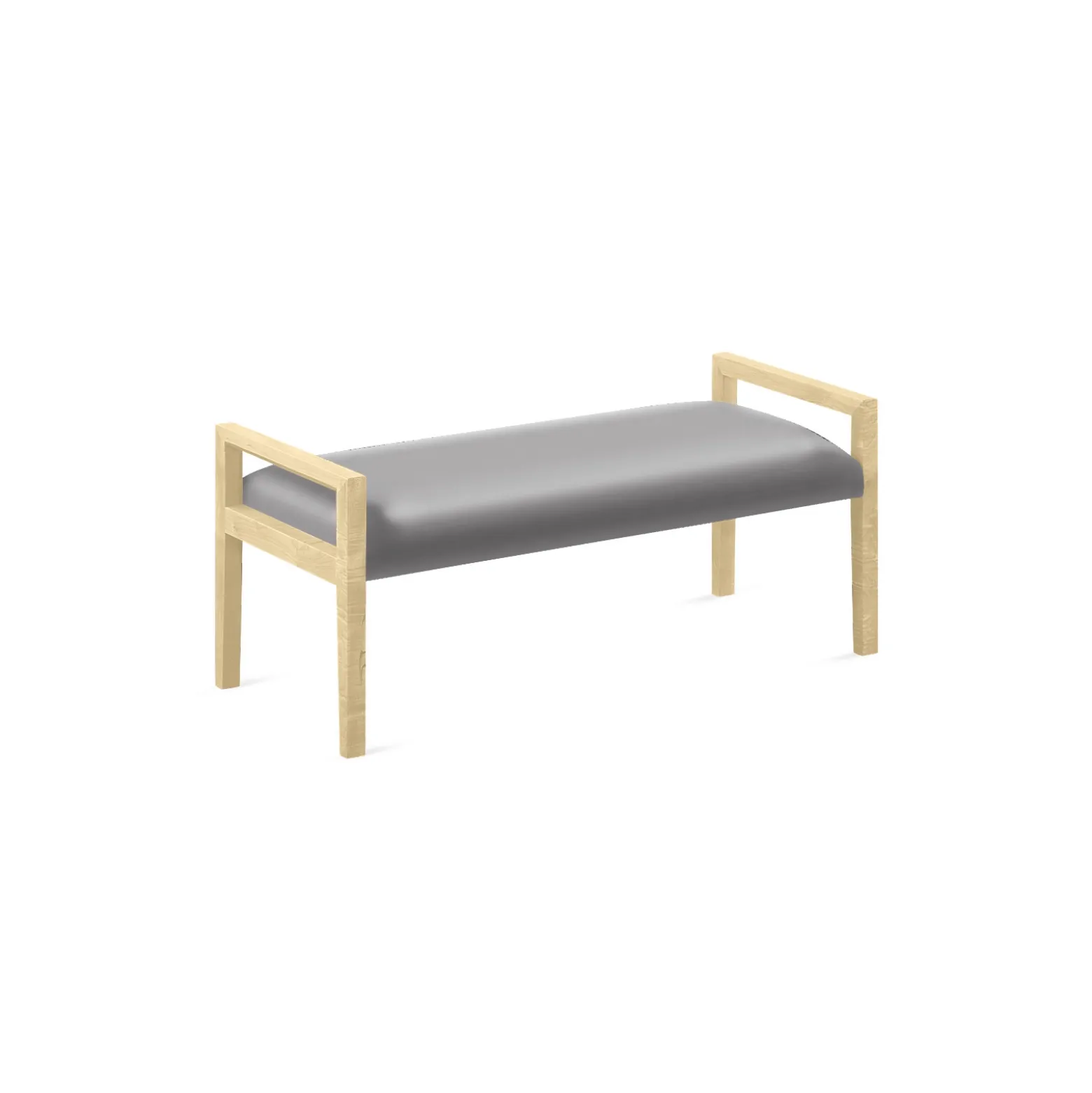 Hampton Two Seat Bench in Designer Upholstery