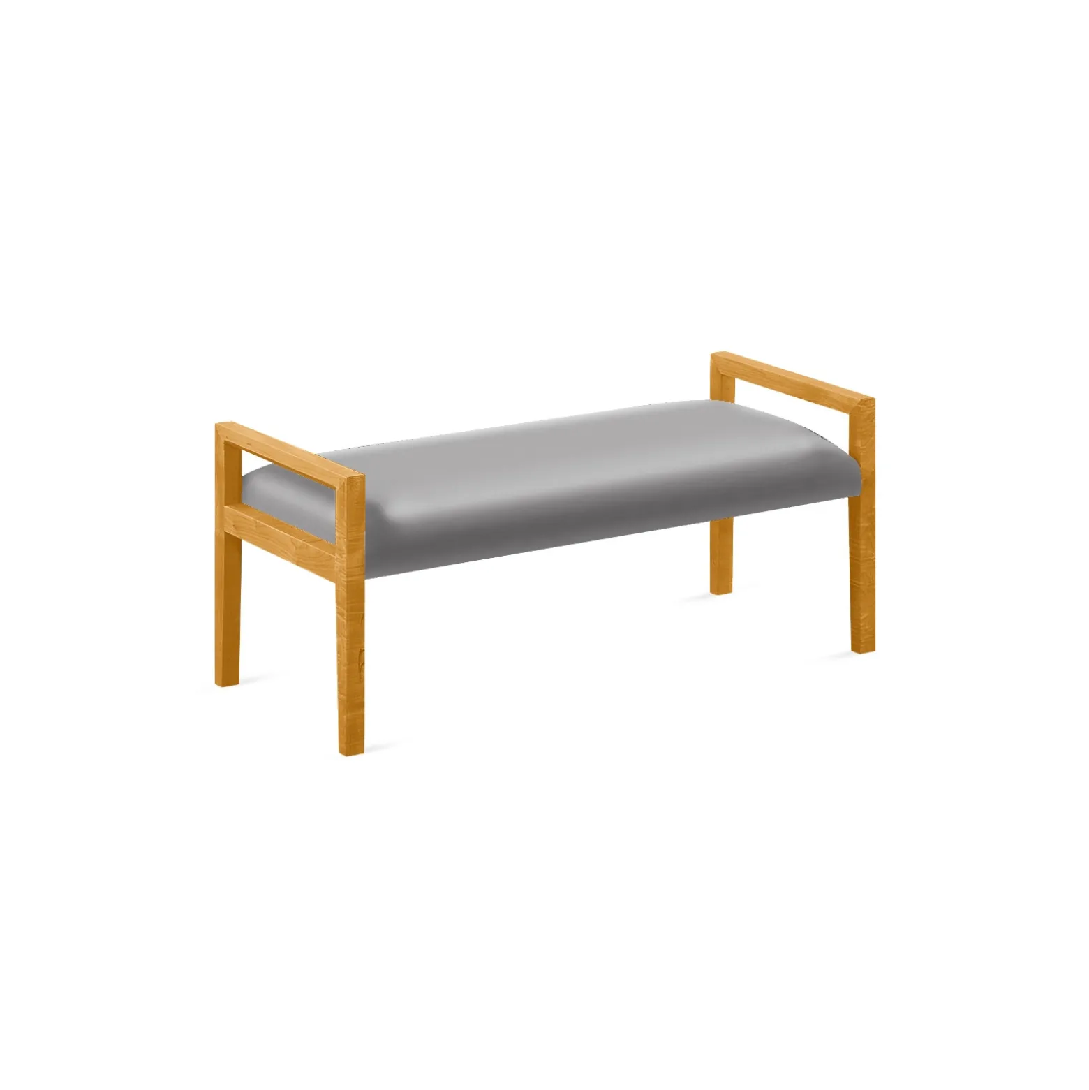 Hampton Two Seat Bench in Designer Upholstery