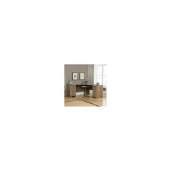 Harbor View Corner L-Desk with Reversible Storage 66"W x 22"D