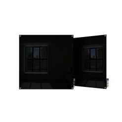 Harmony Magnetic Square Corner Glass Board 4x4