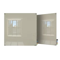 Harmony Magnetic Square Corner Glass Board 4x4