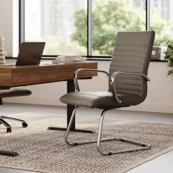 Harper Faux Leather Guest Chair