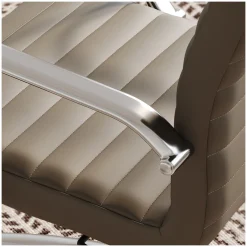 Harper Faux Leather Mid-Back Stool