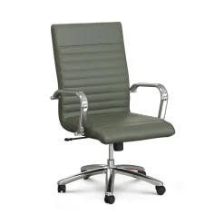 Harper Faux Leather Mid-Back Office Chair