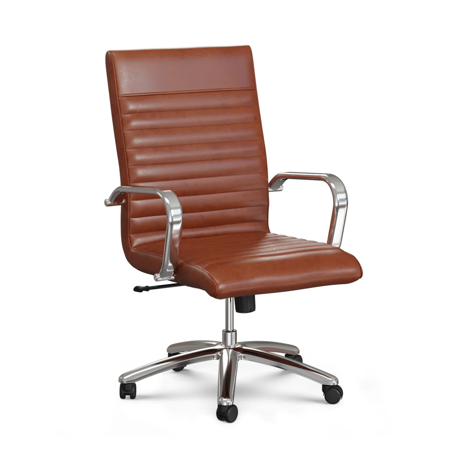 Harper Faux Leather Mid-Back Office Chair