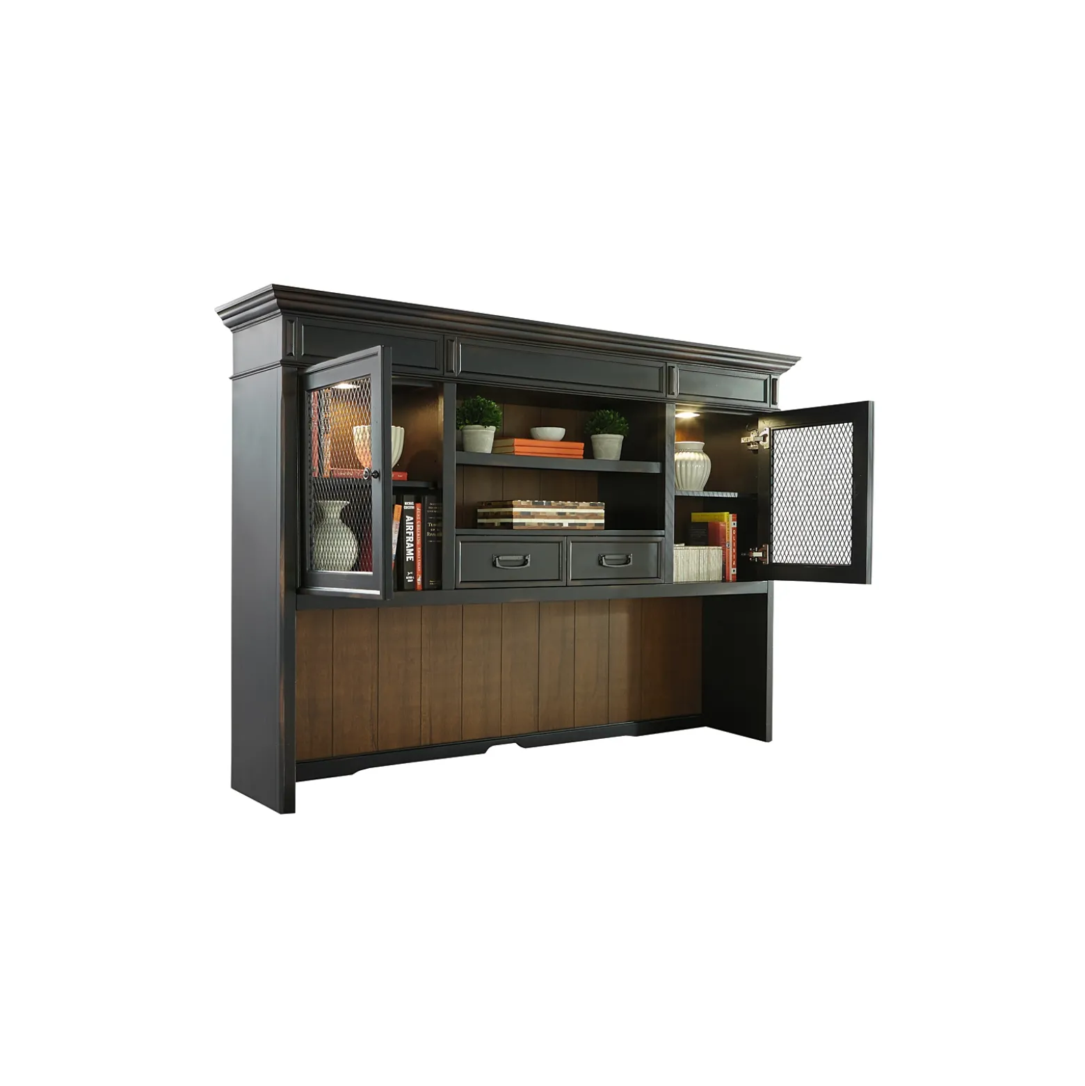 Hartford Hutch with Overhead Storage – 70.5"W
