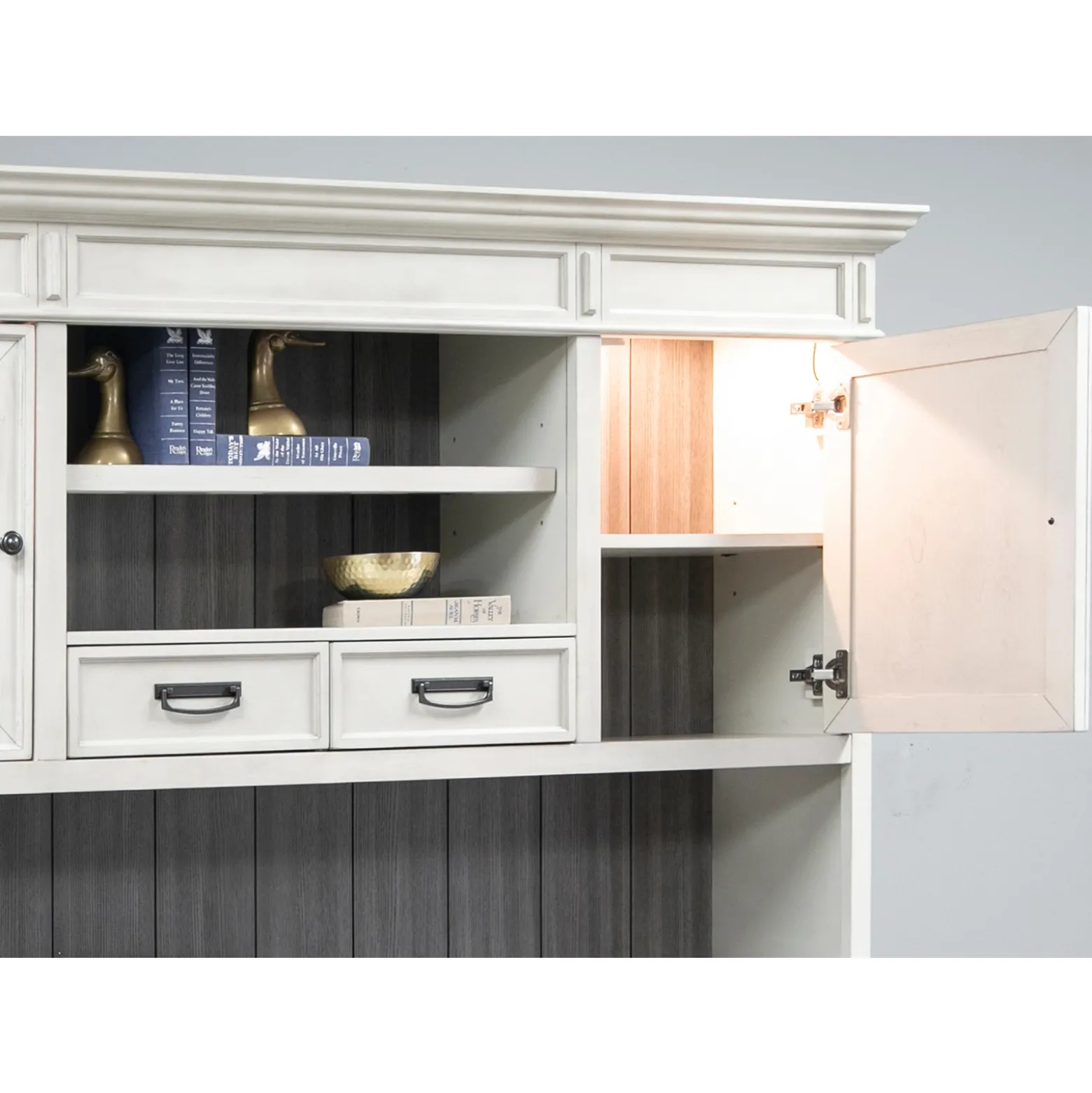 Hartford Hutch with Overhead Storage – 70.5"W