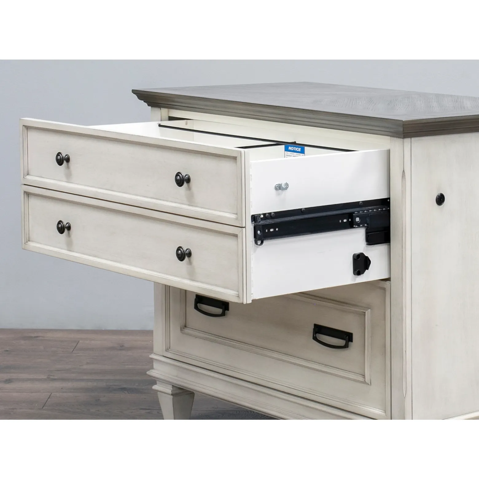Hartford L-Shaped Desk with Right Return and Lateral File Set