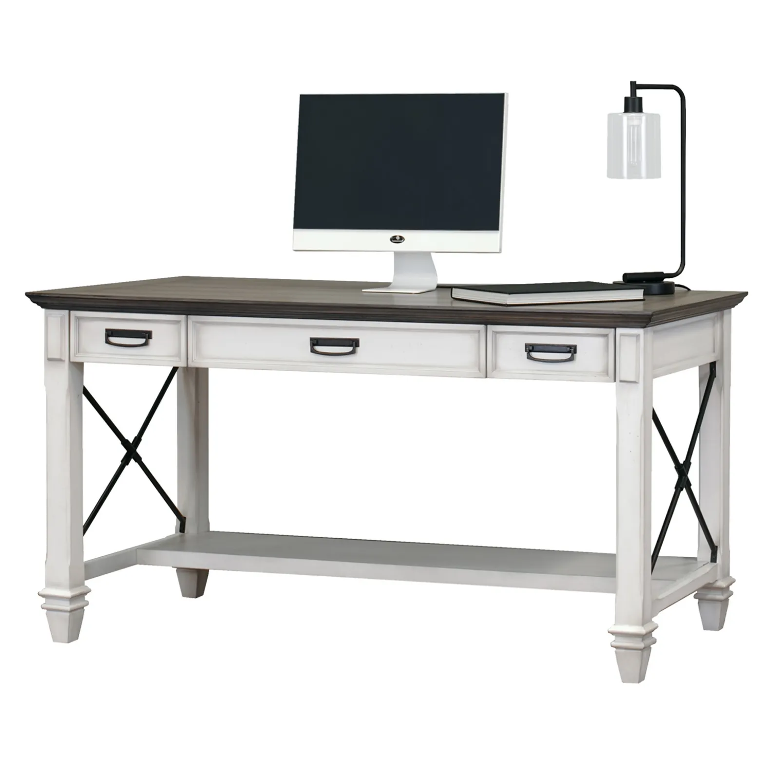 Hartford Writing Desk with Keyboard Tray - 60"Wx28"D