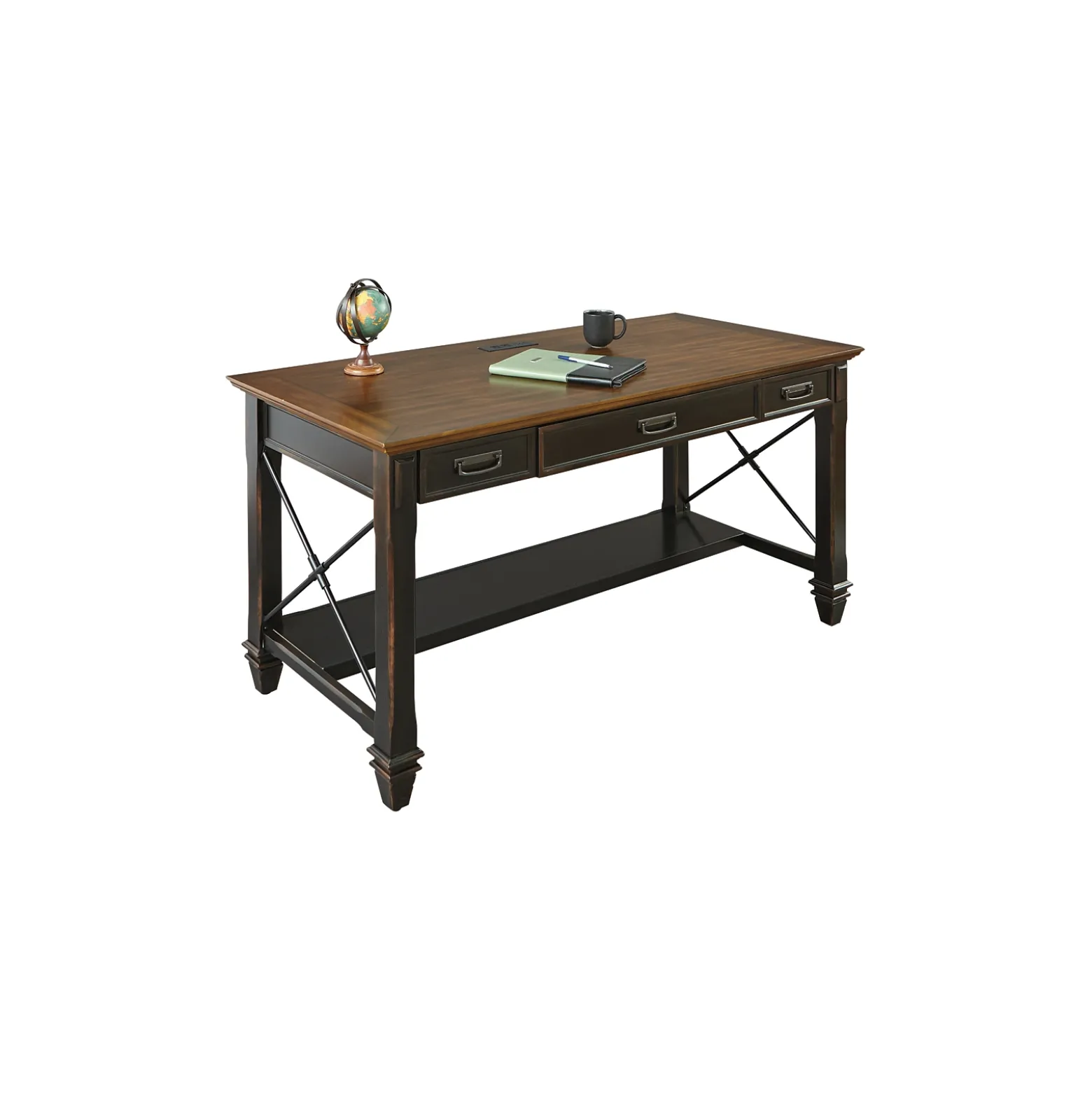 Hartford Writing Desk with Keyboard Tray - 60"Wx28"D