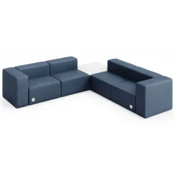 Haven 4 Person Corner Sofa with Table and Power