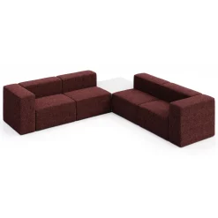Haven 4 Person Modular Corner Sofa with Table
