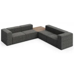 Haven 4 Person Modular Corner Sofa with Table