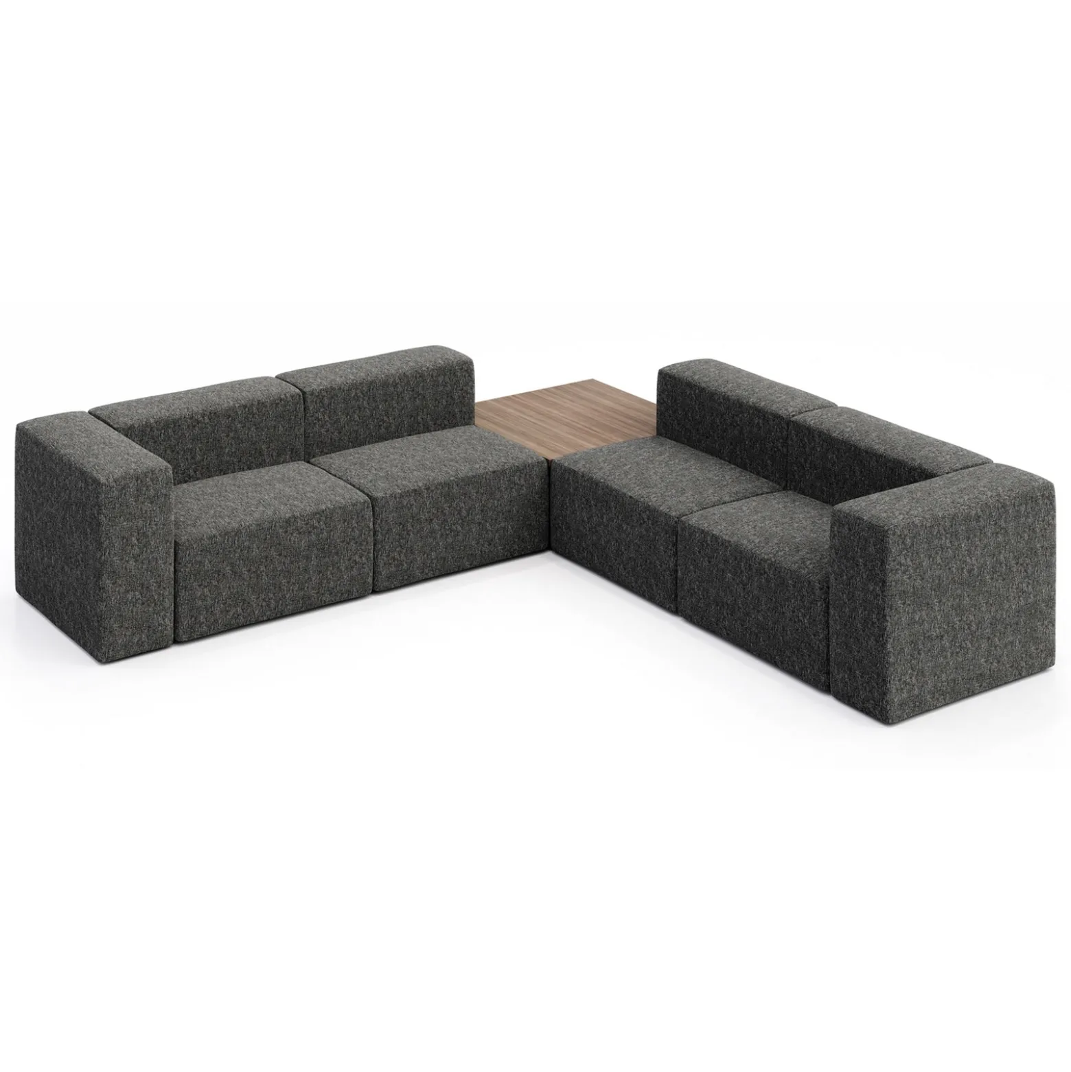 Haven 4 Person Modular Corner Sofa with Table