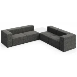 Haven 4 Person Modular Corner Sofa with Table