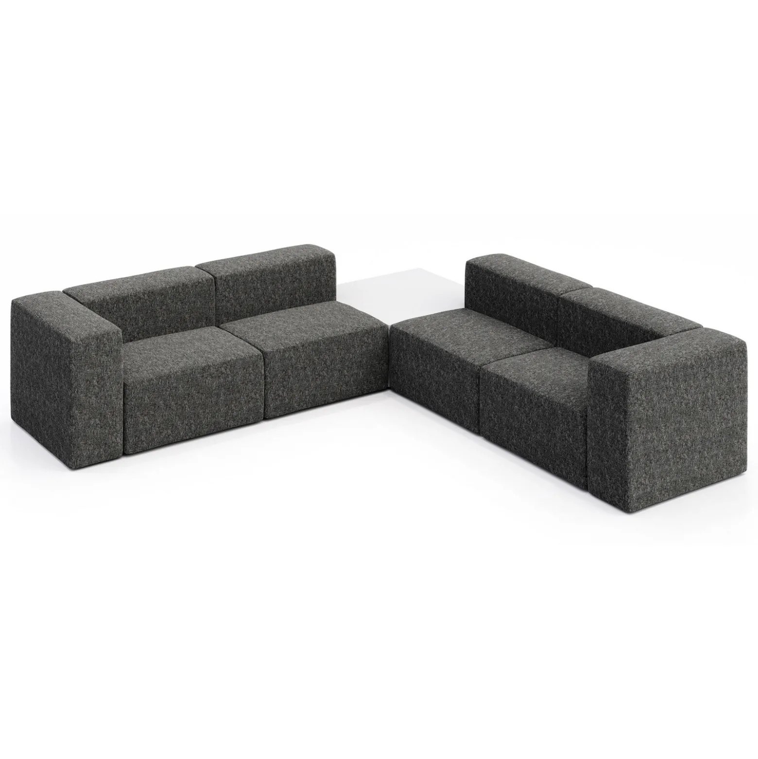Haven 4 Person Modular Corner Sofa with Table