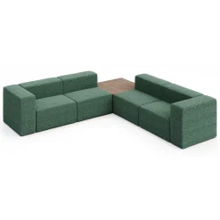 Haven 4 Person Modular Corner Sofa with Table