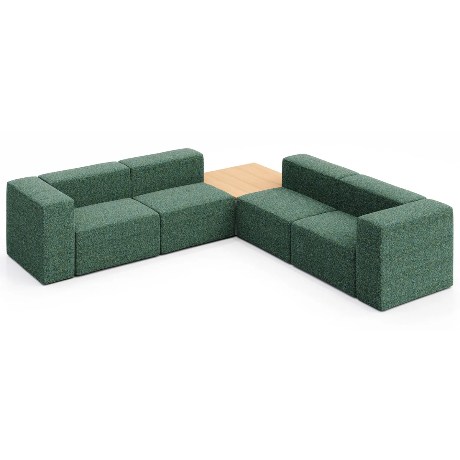Haven 4 Person Modular Corner Sofa with Table