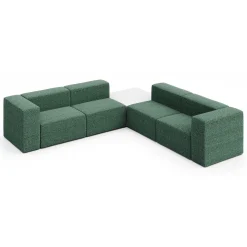 Haven 4 Person Modular Corner Sofa with Table
