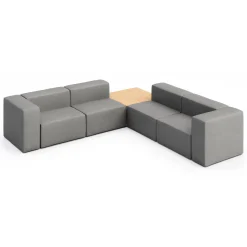 Haven 4 Person Modular Corner Sofa with Table