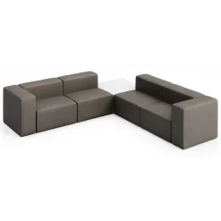 Haven 4 Person Modular Corner Sofa with Table
