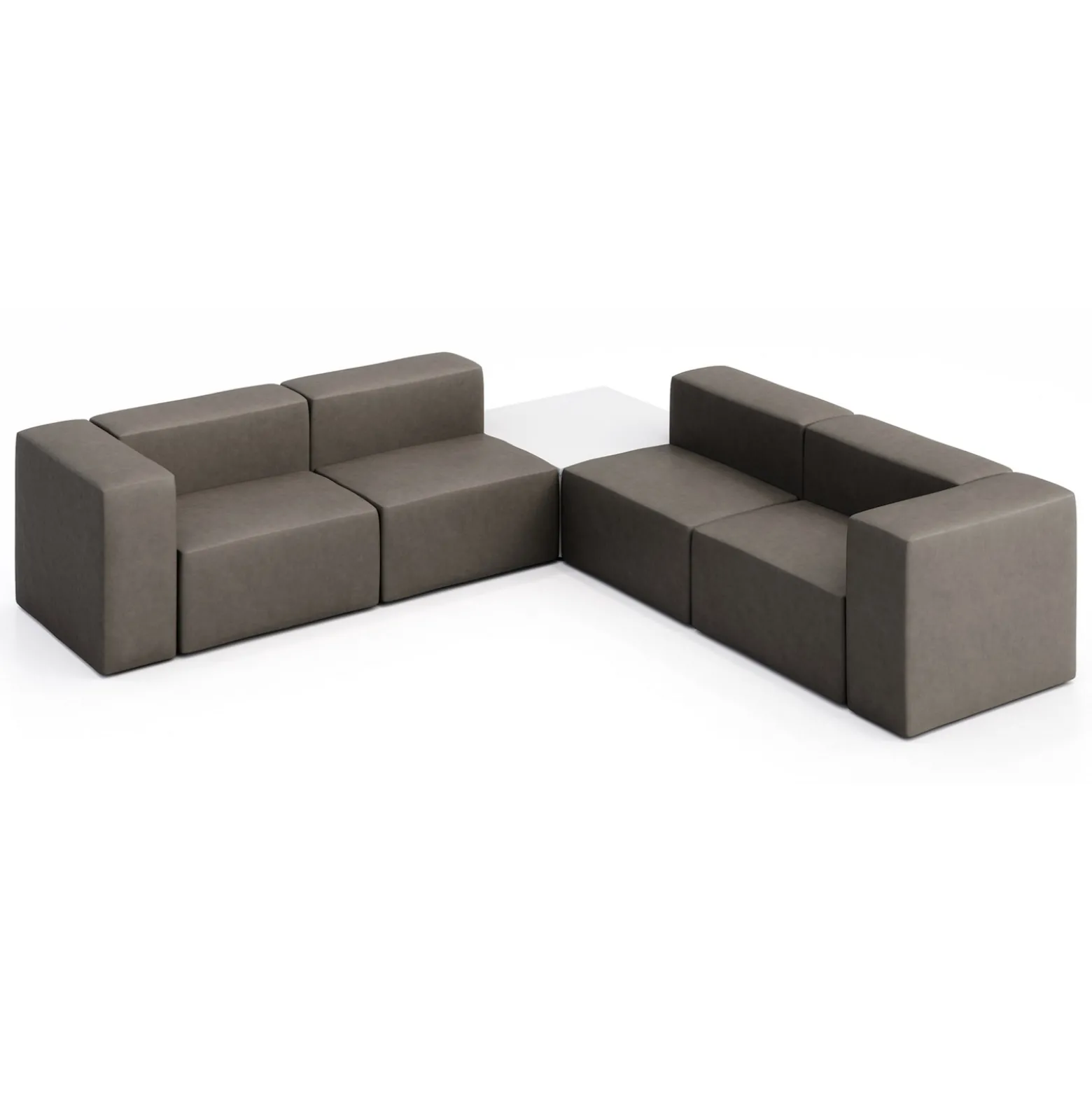 Haven 4 Person Modular Corner Sofa with Table